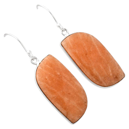 Natural Orange Amazonite Earrings E-1001 SDE88252