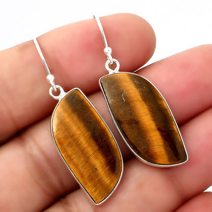 Natural Tiger Eye - Africa Earrings E-1001 SDE88260