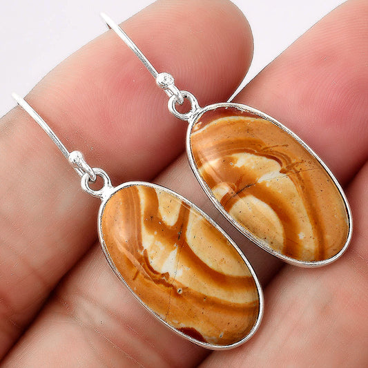 Natural Snake Skin Jasper Earrings E-1001 SDE88280