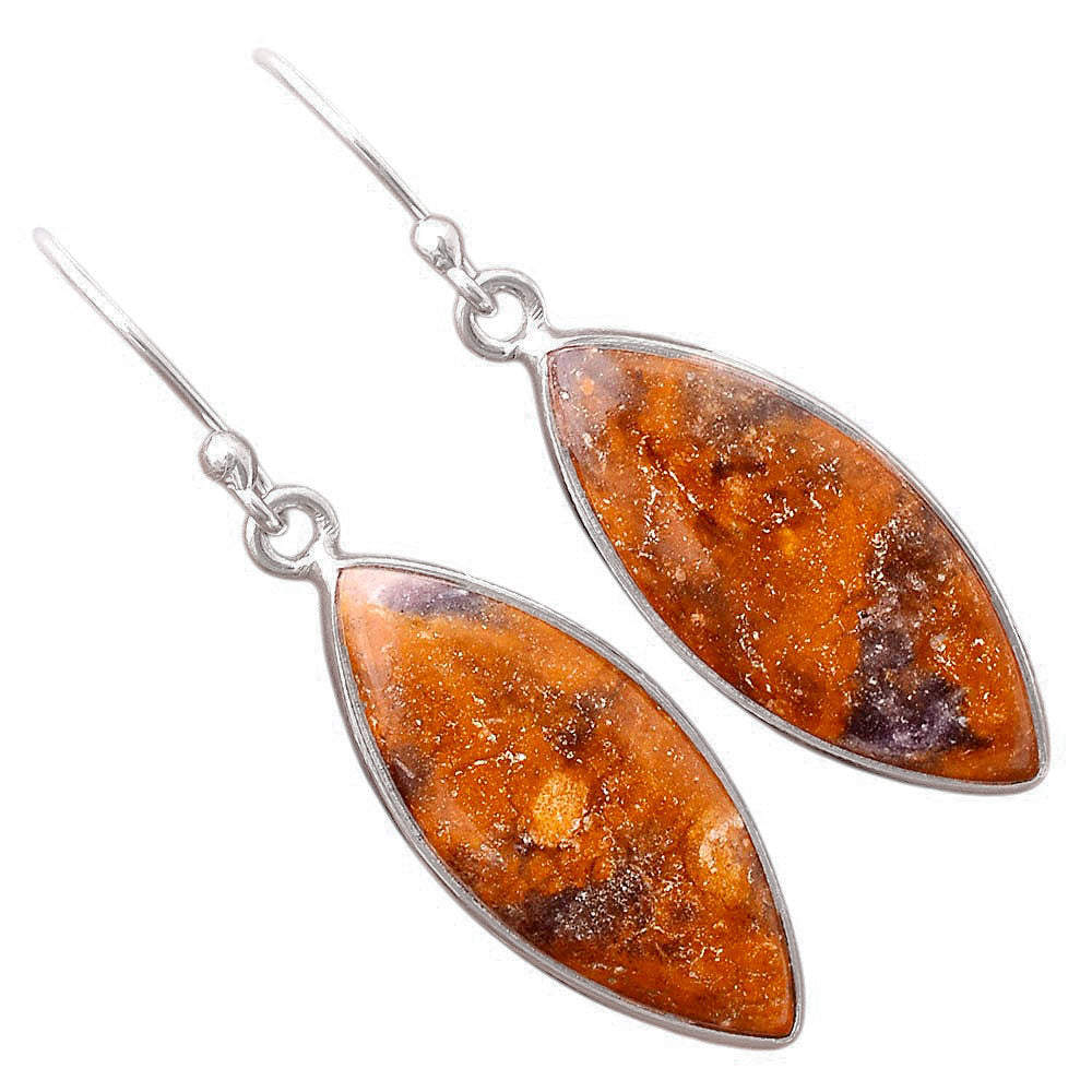 Natural Indian Blanket Jasper Earrings E-1001 SDE88330