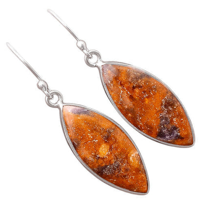 Natural Indian Blanket Jasper Earrings E-1001 SDE88330