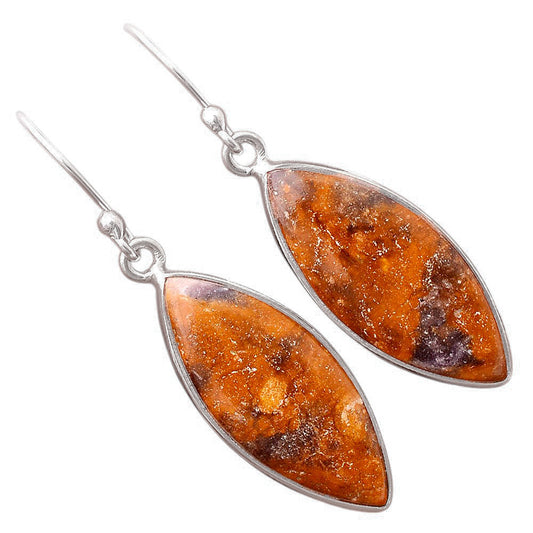 Natural Indian Blanket Jasper Earrings E-1001 SDE88330