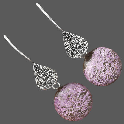 Natural Purpurite - South Africa Earrings E-1094 SDE88332
