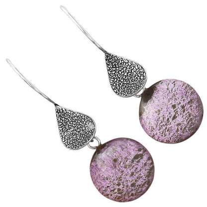 Natural Purpurite - South Africa Earrings E-1094 SDE88332