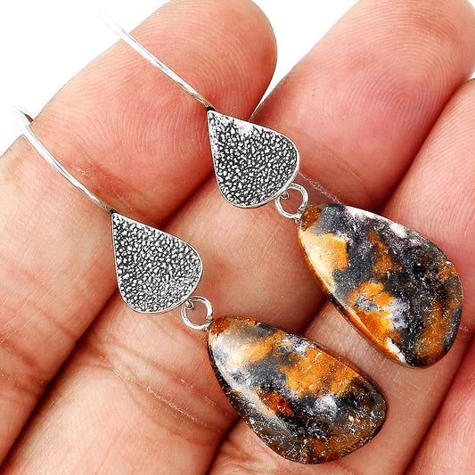 Natural Indian Blanket Jasper Earrings E-1094 SDE88341