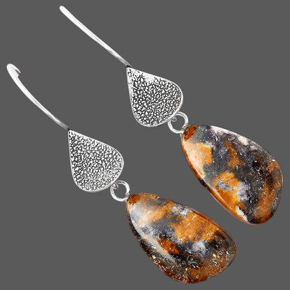 Natural Indian Blanket Jasper Earrings E-1094 SDE88341