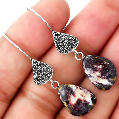 Natural Indian Blanket Jasper Earrings E-1094 SDE88350