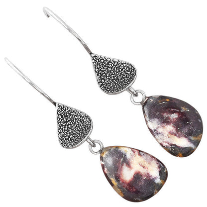 Natural Indian Blanket Jasper Earrings E-1094 SDE88350