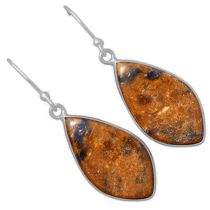 Natural Indian Blanket Jasper Earrings E-1001 SDE88386