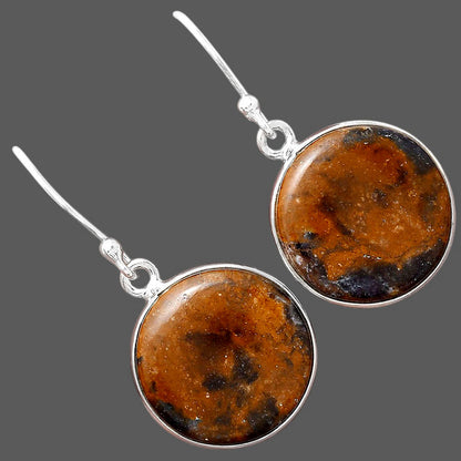 Natural Indian Blanket Jasper Earrings E-1001 SDE88396