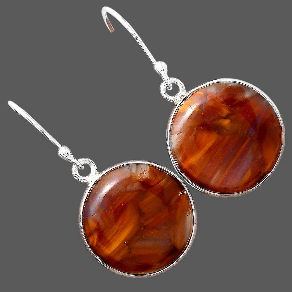 Natural Pietersite - Namibia Earrings E-1001 SDE88397