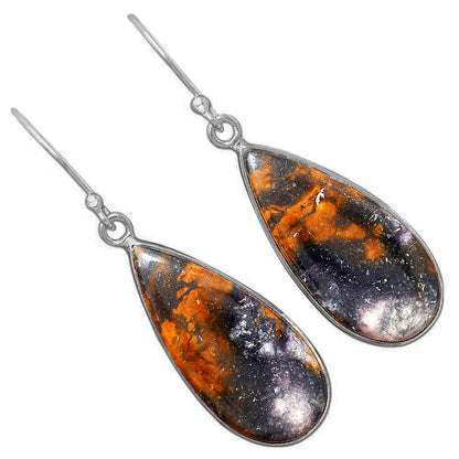 Natural Indian Blanket Jasper Earrings E-1001 SDE88402