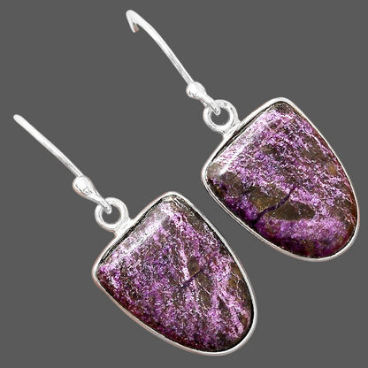 Natural Purpurite - South Africa Earrings E-1001 SDE88421