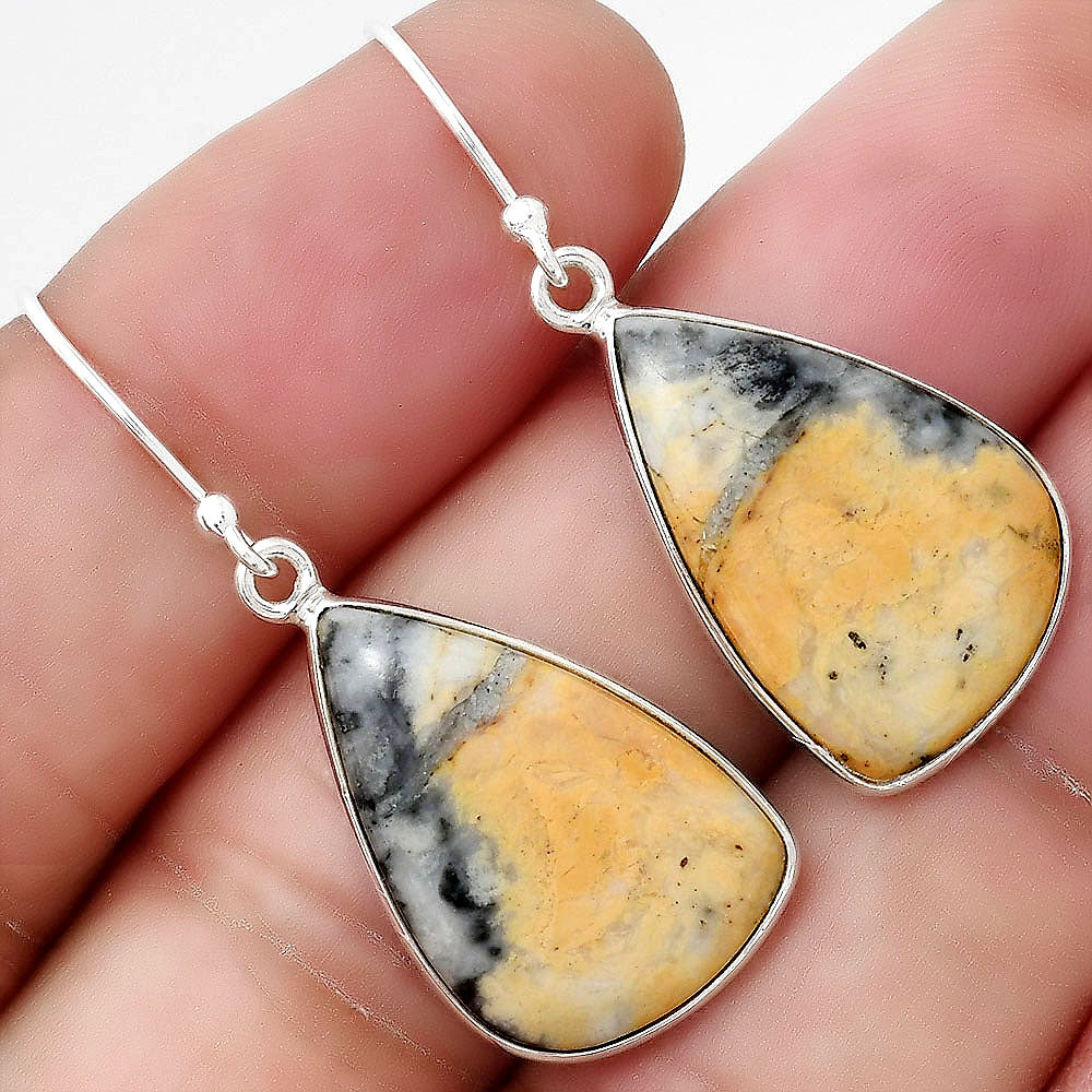 Natural Maligano Jasper - Indonesia Earrings E-1001 SDE88423