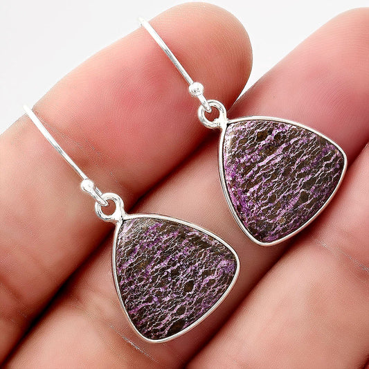 Natural Purpurite - South Africa Earrings E-1001 SDE88440