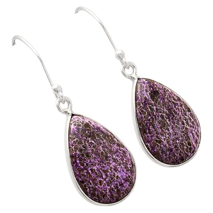 Natural Purpurite - South Africa Earrings E-1001 SDE88446