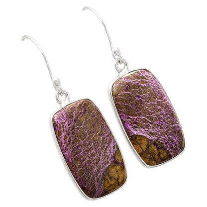 Natural Purpurite - South Africa Earrings E-1001 SDE88450