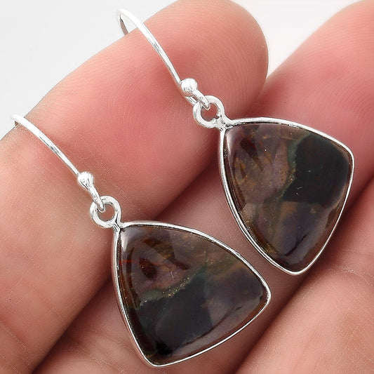 Natural Purple Cow Jasper Earrings E-1001 SDE88460