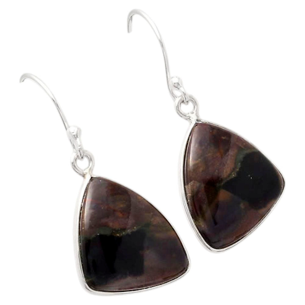 Natural Purple Cow Jasper Earrings E-1001 SDE88460