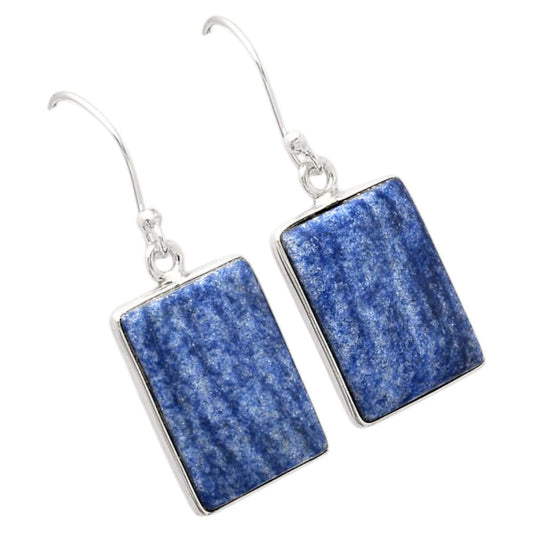 Natural Dumortierite Quartz Earrings E-1001 SDE88461