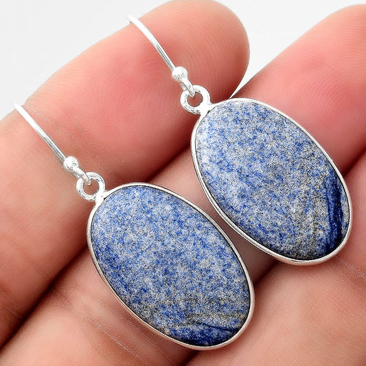 Natural Dumortierite Quartz Earrings E-1001 SDE88468