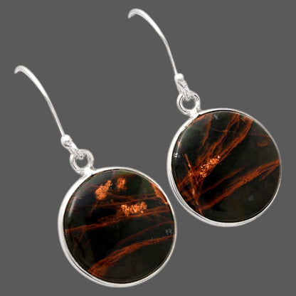 Natural Turkish Rainforest Chrysocolla Earrings E-1001 SDE88503