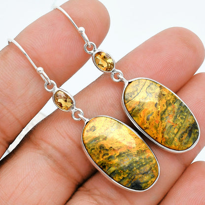 Natural Eclipse & Citrine Earrings E-1002 SDE88507