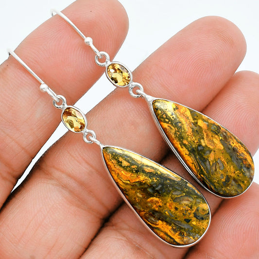 Natural Eclipse & Citrine Earrings E-1002 SDE88510