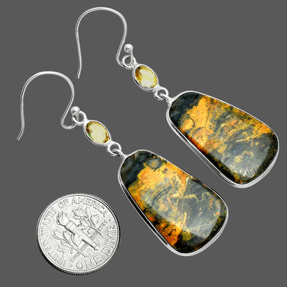 Natural Eclipse & Citrine Earrings E-1002 SDE88518