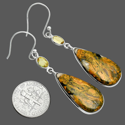 Natural Eclipse & Citrine Earrings E-1002 SDE88544