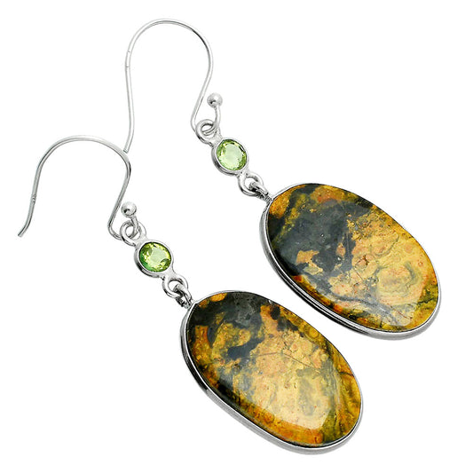 Natural Eclipse & Peridot Earrings E-1002 SDE88564