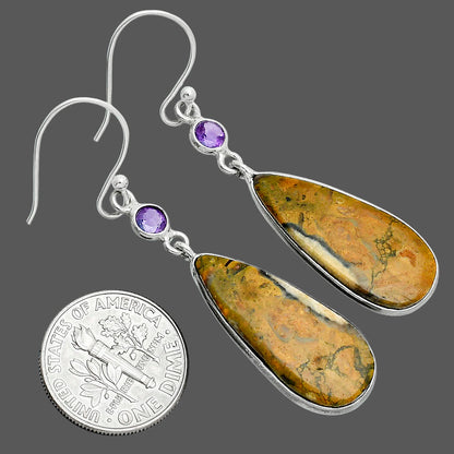 Natural Eclipse & Amethyst Earrings E-1002 SDE88686