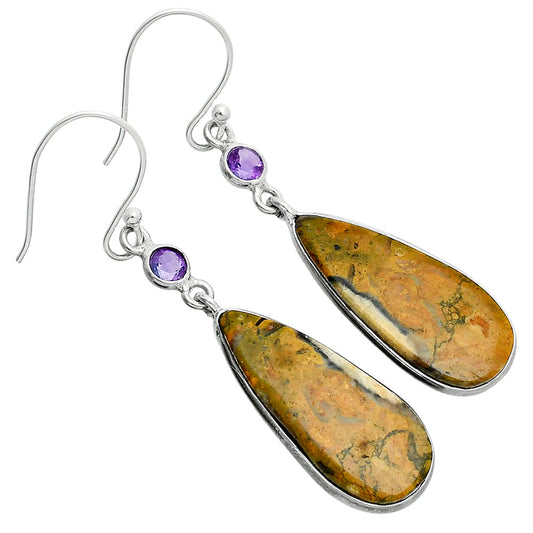 Natural Eclipse & Amethyst Earrings E-1002 SDE88686