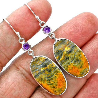 Natural Eclipse & Amethyst Earrings E-1002 SDE88688