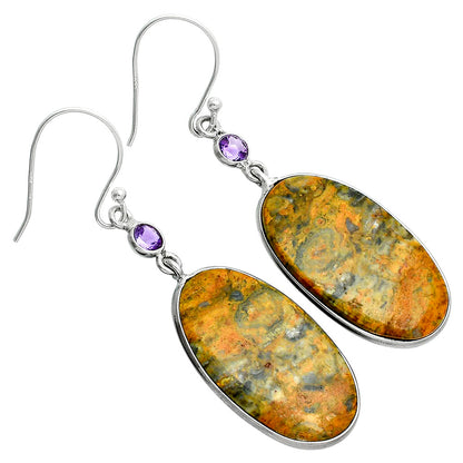 Natural Eclipse & Amethyst Earrings E-1002 SDE88689