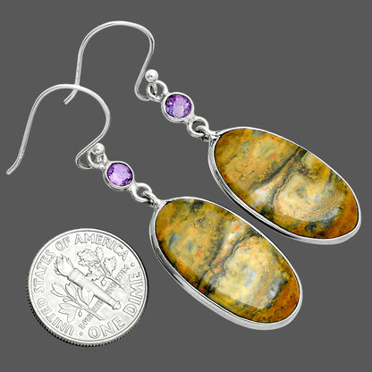 Natural Eclipse & Amethyst Earrings E-1002 SDE88691