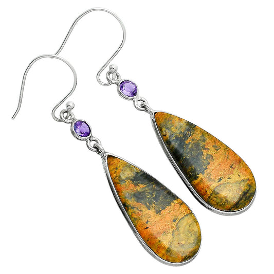 Natural Eclipse & Amethyst Earrings E-1002 SDE88692