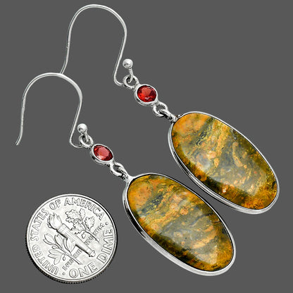 Natural Eclipse & Garnet Earrings E-1002 SDE88740