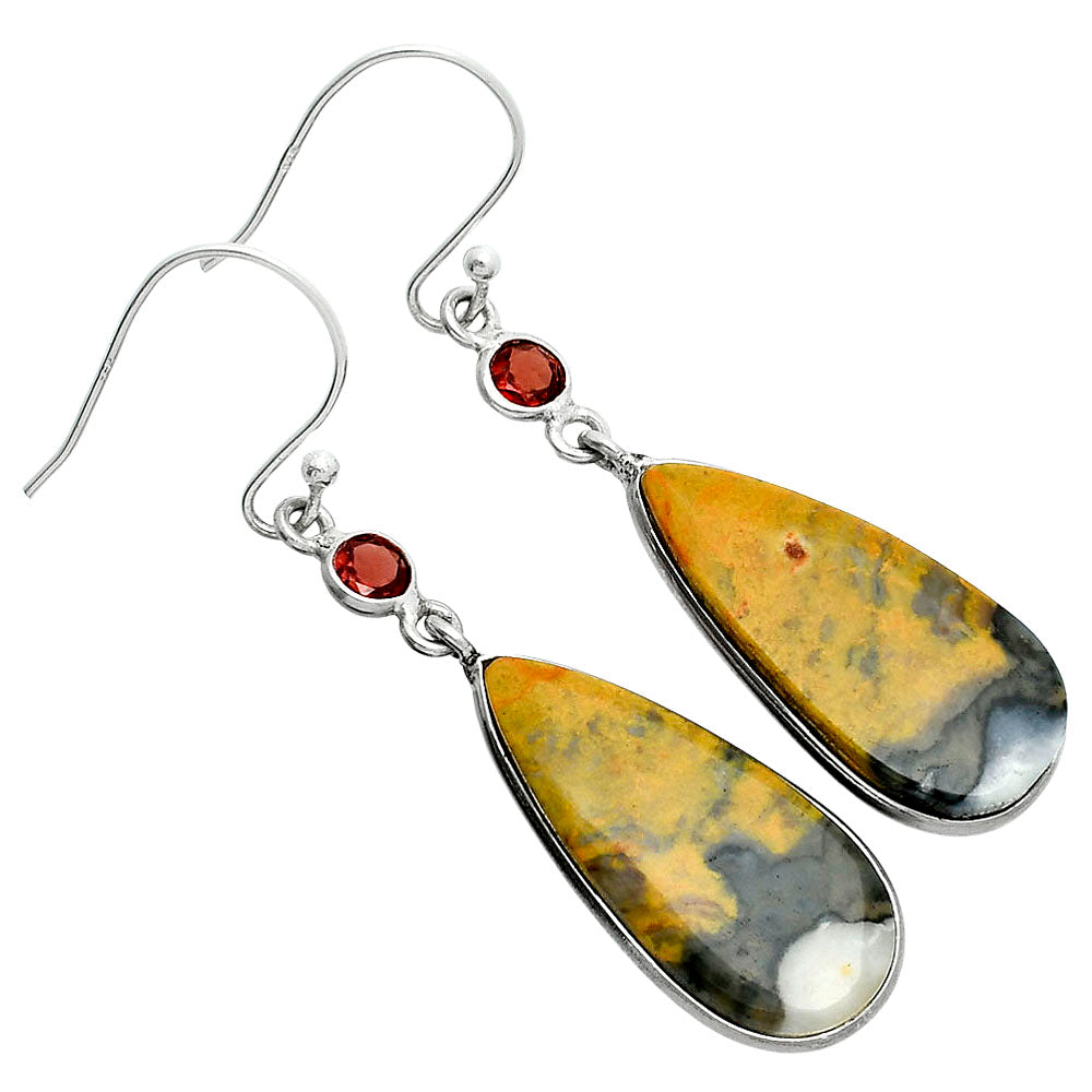 Natural Eclipse & Garnet Earrings E-1002 SDE88789