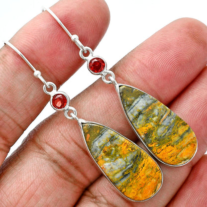 Natural Eclipse & Garnet Earrings E-1002 SDE88790