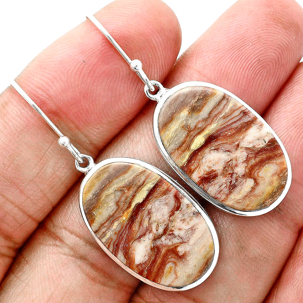 Natural Wave Dolomite Earrings E-1004 SDE88862