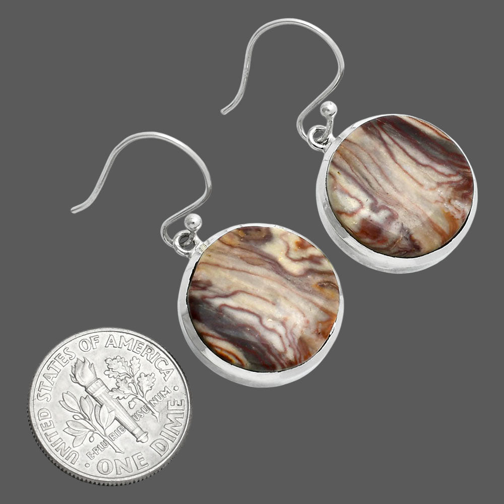 Natural Wave Dolomite Earrings E-1004 SDE88906