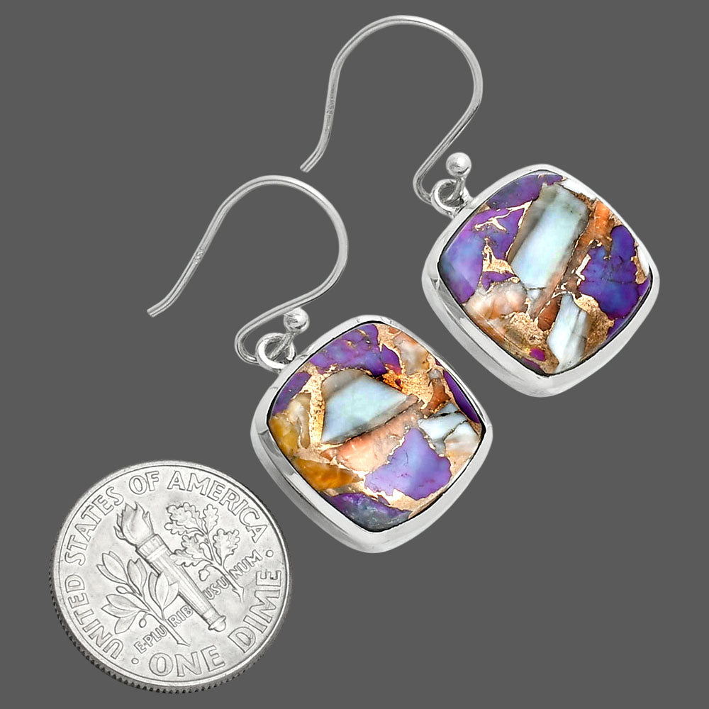 Spiny Oyster Turquoise - Arizona Earrings E-1004 SDE88936