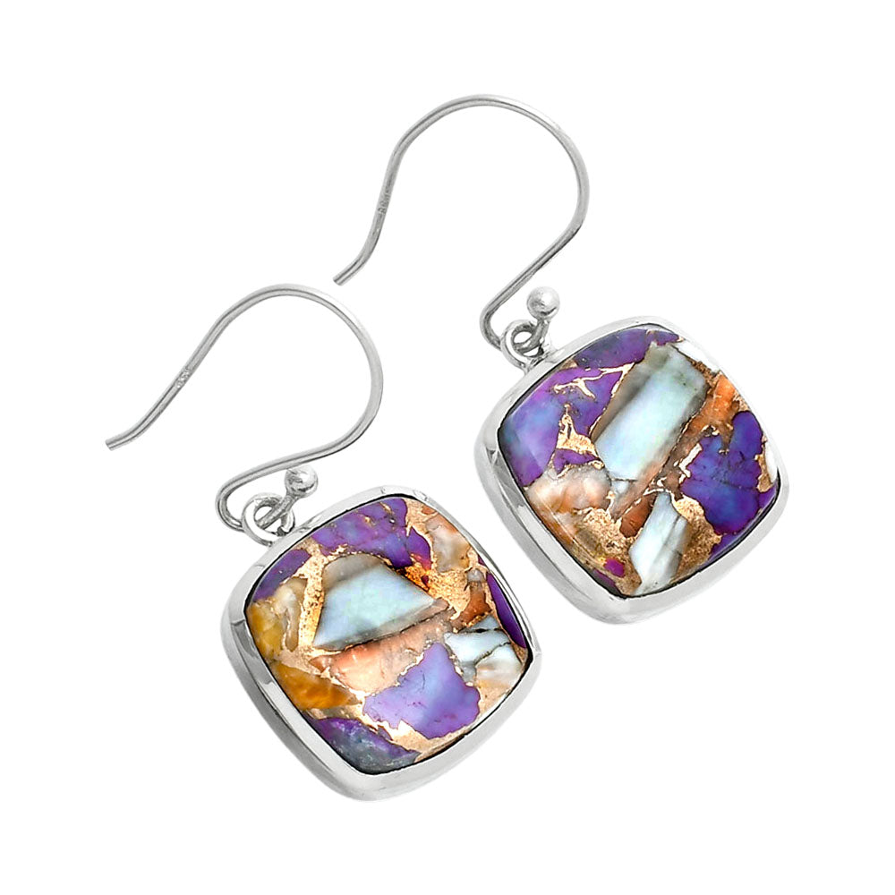 Spiny Oyster Turquoise - Arizona Earrings E-1004 SDE88936