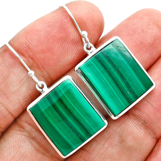 Natural Malachite Eye - Congo Earrings E-1004 SDE88945