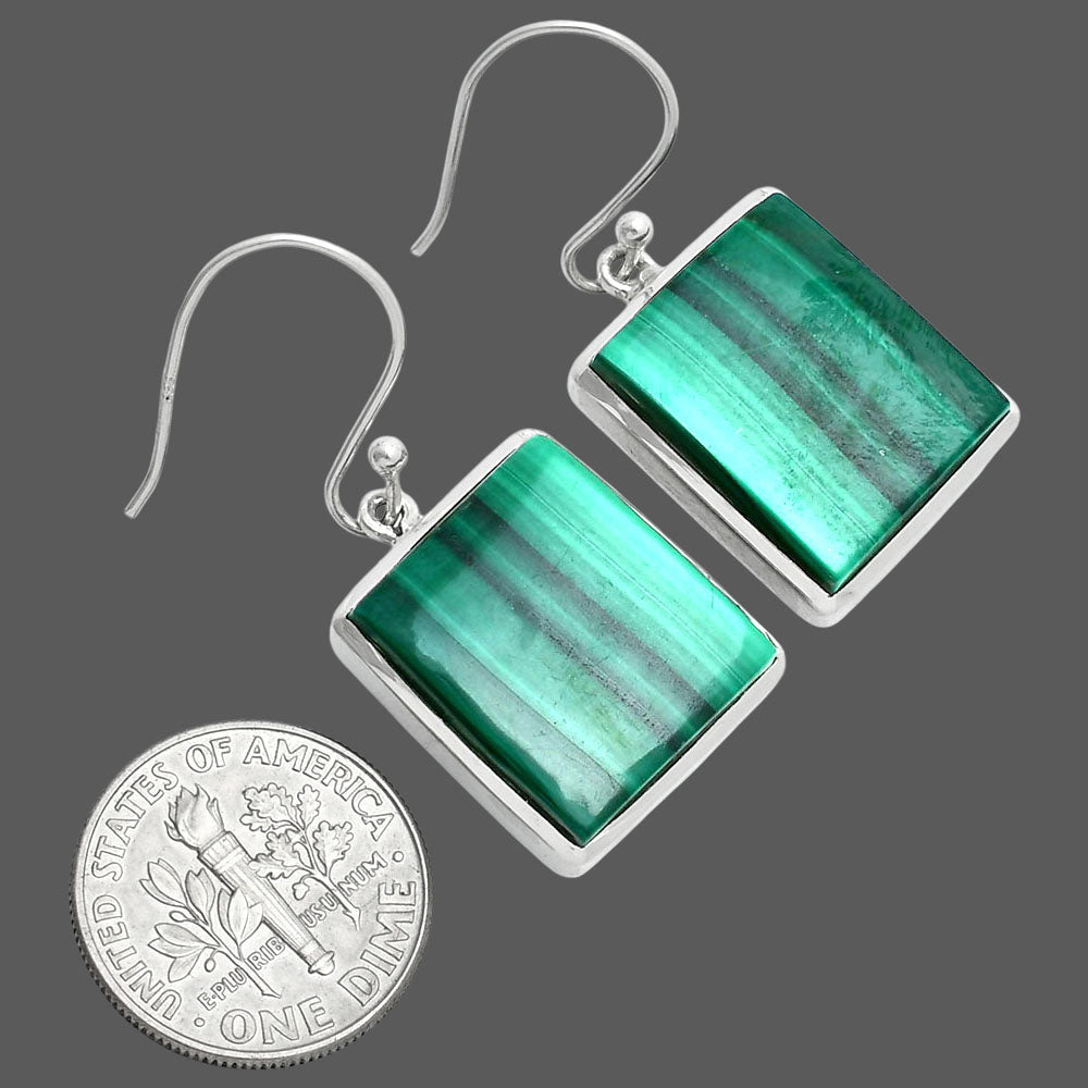 Natural Malachite Eye - Congo Earrings E-1004 SDE88945