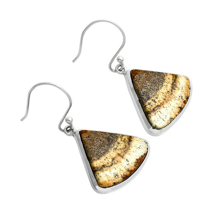 Natural Picture Jasper Earrings E-1004 SDE88957