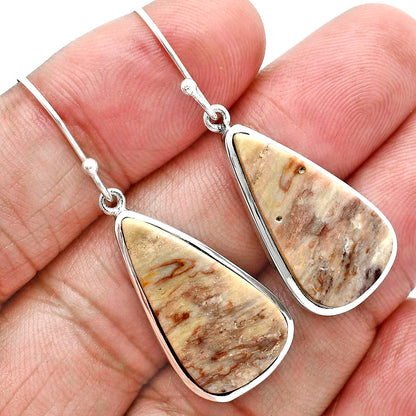 Natural Wave Dolomite Earrings E-1004 SDE88961