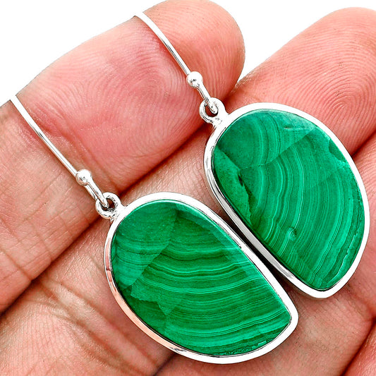 Natural Malachite Eye - Congo Earrings E-1004 SDE88974