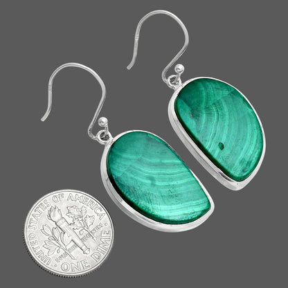 Natural Malachite Eye - Congo Earrings E-1004 SDE88974